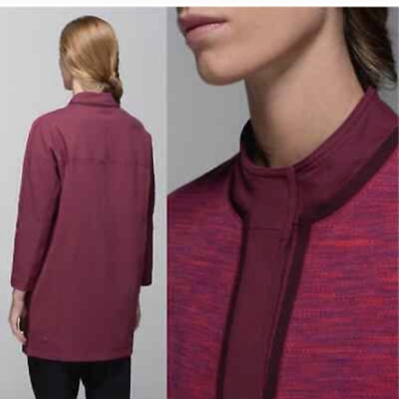 Lululemon Cocoon Car Coat Shine Dot oversized fit - Picture 2 of 8